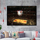 Chicago Bulls Wall Art United Center Stadium Art Prints Basketball,Sport Stadium Art Prints, Fan Gift, Wall Decor