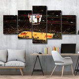 Chicago Bulls Wall Art United Center Stadium Canvas Prints Basketball,Multi Panels,Sport Stadium Art Prints, Fan Gift