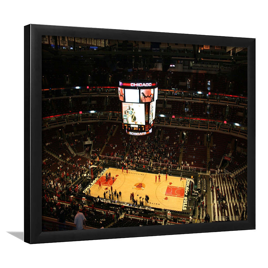 Chicago Bulls Wall Art United Center Stadium Art Prints Basketball,Sport Stadium Art Prints, Fan Gift, Wall Decor