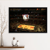 Chicago Bulls in United Center, Stadium Canvas, Sport Art, Gift for him, Framed Canvas Prints Wall Art Decor, Framed Picture