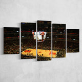 Chicago Bulls in United Center, Stadium Canvas, Sport Art, Large Canvas, Multi Panels, Canvas Prints Wall Art Decor