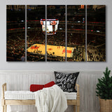 Chicago Bulls in United Center, Stadium Canvas, Sport Art, Gift for him, Multi Panels B, Canvas Prints Wall Art Decor
