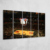 Chicago Bulls in United Center, Stadium Canvas, Sport Art, Gift for him, Multi Panels B, Canvas Prints Wall Art Decor