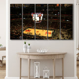 Chicago Bulls in United Center, Stadium Canvas, Sport Art, Gift for him, Multi Panels B, Canvas Prints Wall Art Decor