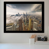 Chicago Cityscape Framed Art Prints Wall Decor - Painting Prints, Framed Picture, Home Decor