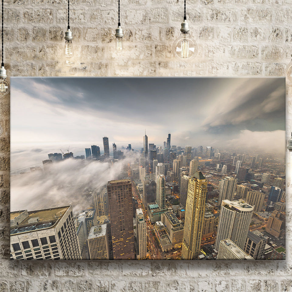Chicago Cityscape Canvas Prints Wall Art Decor - Paiting Canvas, Art Prints, Wall Decor, For Sale