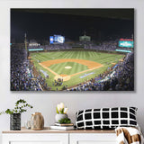 Chicago Cubs Stadium Wall Art Wrigley Field Stadium Canvas Prints Baseball,Sport Stadium Art Prints, Fan Gift, Wall Decor