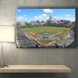 Chicago Cubs Wall Art Stadium Wrigley Field Stadium Canvas Prints Baseball,Sport Stadium Art Prints, Fan Gift, Wall Decor