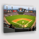 Chicago White Sox Stadium Canvas Prints Guaranteed Rate Field Wall,Sport Stadium Art Prints, Fan Gift, Wall Decor