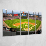 Chicago White Sox Stadium Canvas Prints Guaranteed Rate Field Wall,Multi Panels B,Sport Stadium Art Prints, Fan Gift