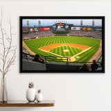 Chicago White Sox Stadium Framed Canvas Prints Guaranteed Rate Field Wall,Sport Stadium Art Prints, Fan Gift
