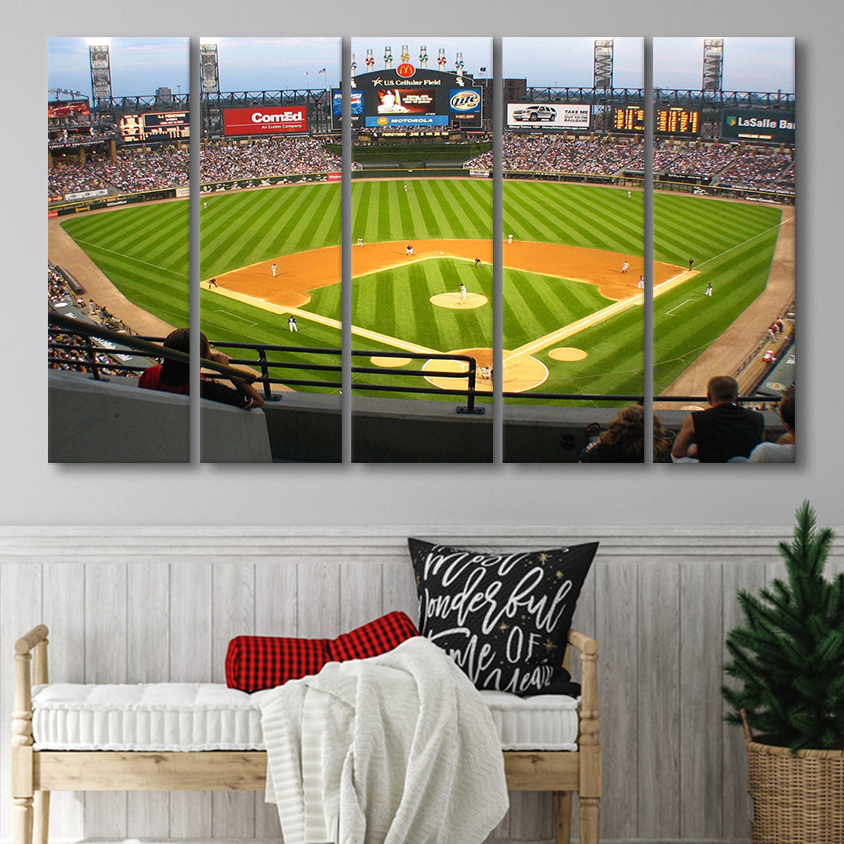 Chicago White Sox Stadium Canvas Prints Guaranteed Rate Field Wall