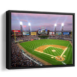 Chicago White Sox Wall Art Cellular Field Stadium Framed Canvas Prints,Sport Stadium Art Prints, Fan Gift