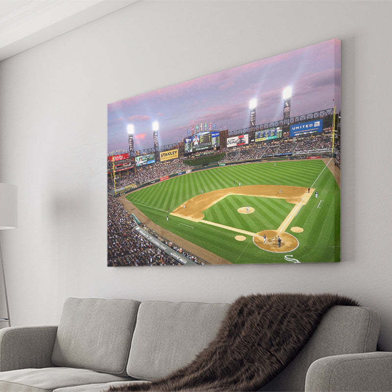 Chicago White Sox Wall Art Cellular Field Stadium Canvas Prints,Sport Stadium Art Prints, Fan Gift, Wall Decor