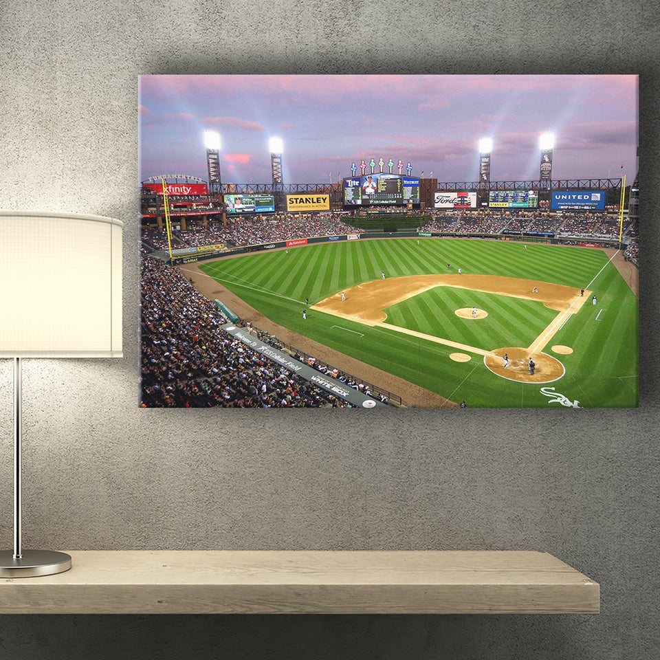 Chicago White Sox Wall Art Cellular Field Stadium Canvas Prints,Sport Stadium Art Prints, Fan Gift, Wall Decor