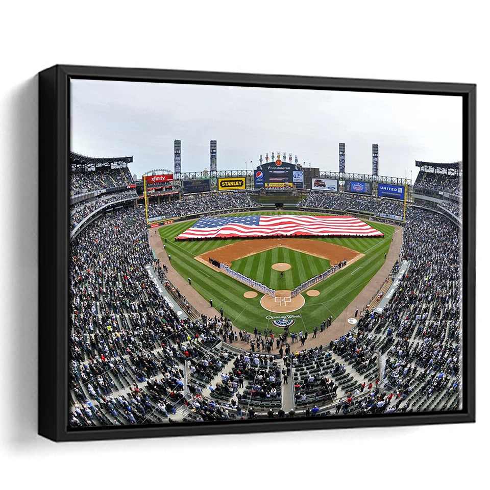 Chicago White Sox Wall Art Guaranteed Rate Field,Sport Stadium Art Prints, Fan Gift
