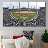 Chicago White Sox Wall Art Guaranteed Rate Field,Multi Panels B,Sport Stadium Art Prints, Fan Gift