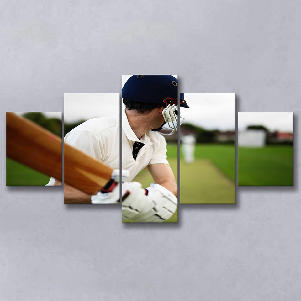 Children Cricket Player, Stadium Canvas, Sport Art, Large Canvas, Multi Panels, Canvas Prints Wall Art Decor