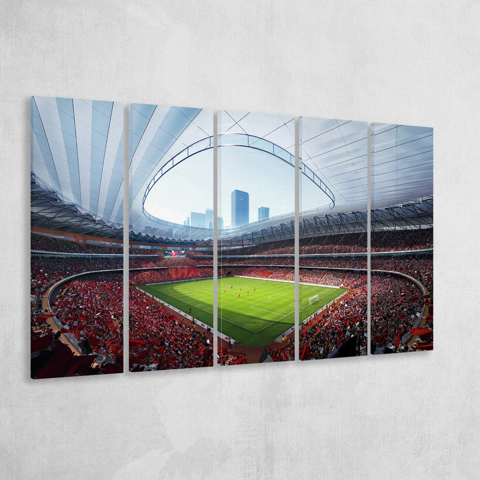 China Sporty Gossip Stadium, Stadium Canvas, Sport Art, Gift for him, Multi Panels B, Canvas Prints Wall Art Decor