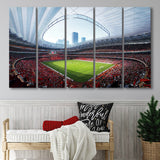 China Sporty Gossip Stadium, Stadium Canvas, Sport Art, Gift for him, Multi Panels B, Canvas Prints Wall Art Decor