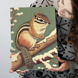Chipmunk Retro Art Print ,City Art Print, Large Canvas, Canvas Print Wall Art Home Decor