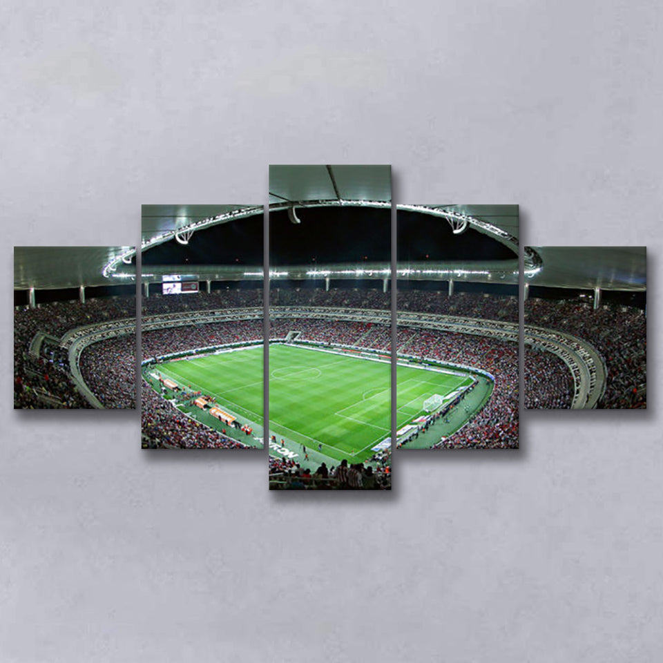 Chivas Guadalajara Stadium, Stadium Canvas, Sport Art, Large Canvas, Multi Panels, Canvas Prints Wall Art Decor