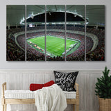 Chivas Guadalajara Stadium, Stadium Canvas, Sport Art, Gift for him, Multi Panels B, Canvas Prints Wall Art Decor