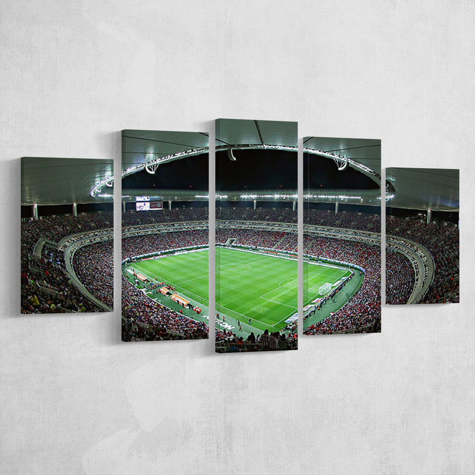 Chivas Guadalajara Stadium, Stadium Canvas, Sport Art, Large Canvas, Multi Panels, Canvas Prints Wall Art Decor