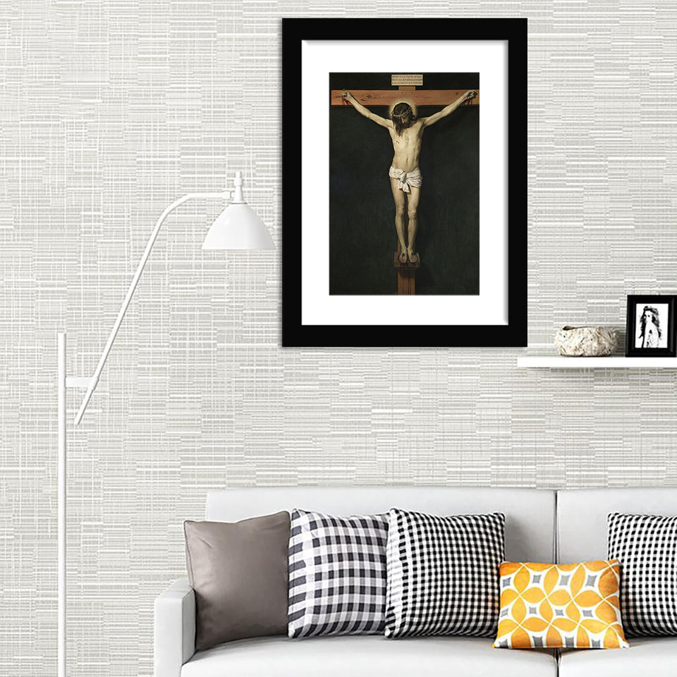Christ Crucified, Ca. 1632 - Framed Prints, Painting Art, Art Print, Framed Art, Black Frame