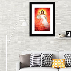 Christ The Beginning and The End - Framed Prints, Painting Art, Art Print, Framed Art, Black Frame