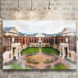 Christopher Newport University, Abstract Painting, Newport, Canvas Prints Wall Art Home Decor