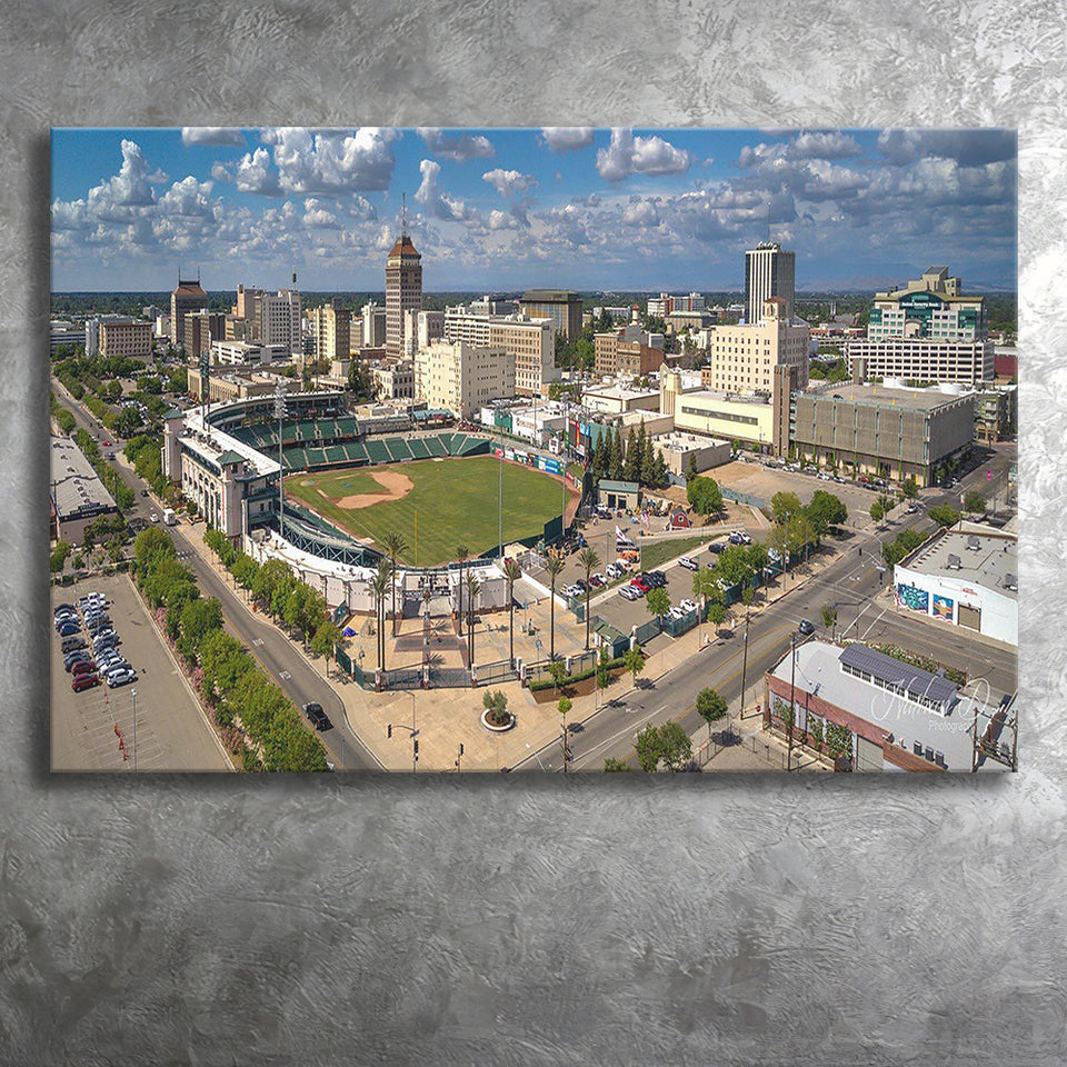 Chukchansi Park, Stadium Canvas, Sport Art, Gift for him, Fan Gift, Canvas Prints Wall Art Decor