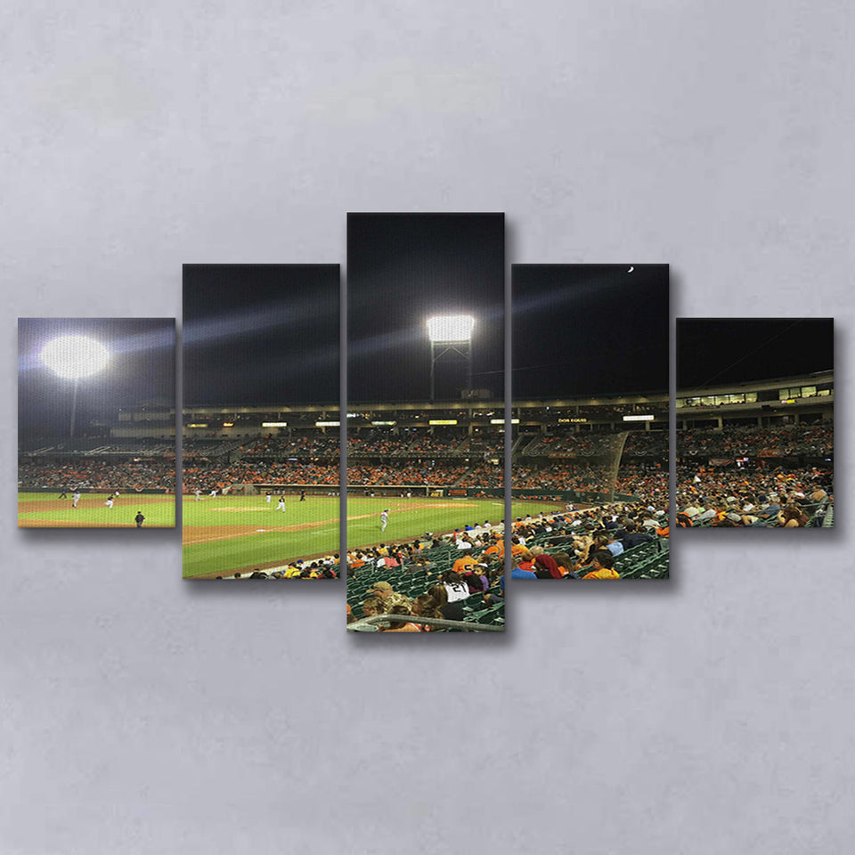 Chukchansi Park in Fresno, Stadium Canvas, Sport Art, Large Canvas, Multi Panels, Canvas Prints Wall Art Decor