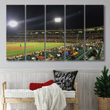 Chukchansi Park in Fresno, Stadium Canvas, Sport Art, Gift for him, Multi Panels B, Canvas Prints Wall Art Decor