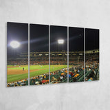 Chukchansi Park in Fresno, Stadium Canvas, Sport Art, Gift for him, Multi Panels B, Canvas Prints Wall Art Decor