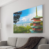 Chureito Pagoda in Fujiyoshida, Japan Japan Wall Decor Canvas Prints Wall Art Home Decor - Painting Canvas, Ready to hang