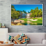 Cigar-Friendly Las Vegas Has No Shortage Of Golf Courses, Golf Art Print, Framed Canvas Prints Wall Art Decor, Floating Frame