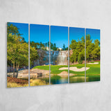 Cigar-Friendly Las Vegas Has No Shortage Of Golf Courses, 5 Panels Extra Large Canvas Prints Wall Art Decor
