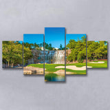 Cigar-Friendly Las Vegas Has No Shortage Of Golf Courses, Golf Art Print, 5 Panels Canvas Prints Wall Art Decor