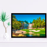 Cigar-Friendly Las Vegas Has No Shortage Of Golf Courses, Golf Sport Print, Golf Lover, Framed Art Prints Home Decor