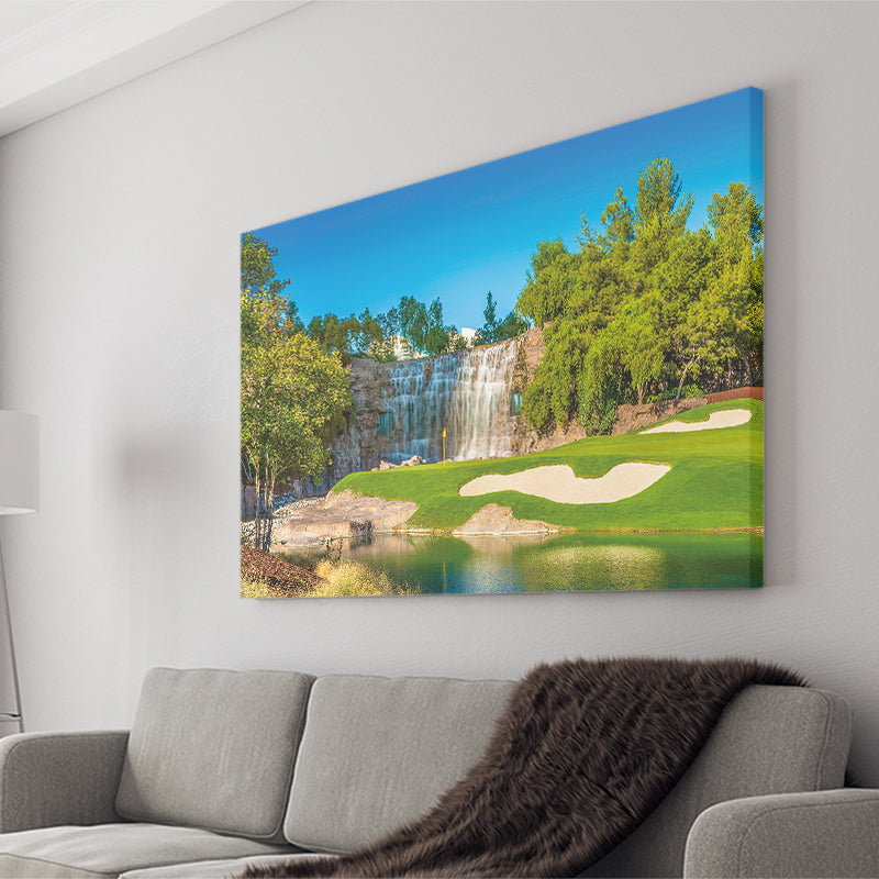 Cigar-Friendly Las Vegas Has No Shortage Of Golf Courses, Golf Art Print, Golf Lover, Canvas Prints Wall Art Decor