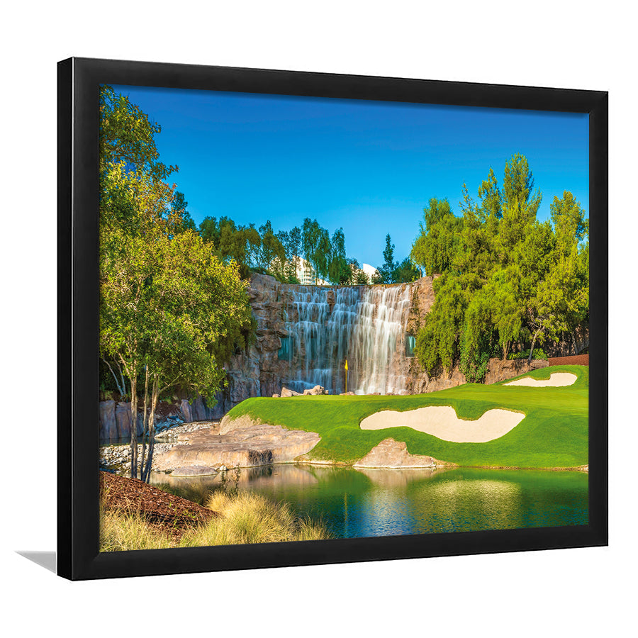 Cigar-Friendly Las Vegas Has No Shortage Of Golf Courses, Golf Sport Print, Golf Lover, Framed Art Prints Home Decor