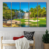 Cigar-Friendly Las Vegas Has No Shortage Of Golf Courses, 5 Panels Extra Large Canvas Prints Wall Art Decor
