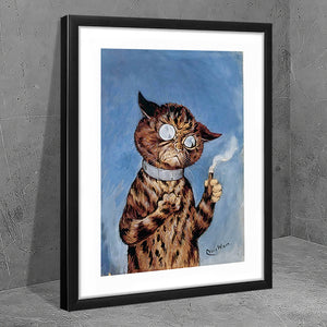 Cigar cat - Art Prints, Framed Prints, Wall Art Prints, Frame Art