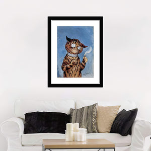 Cigar cat - Art Prints, Framed Prints, Wall Art Prints, Frame Art