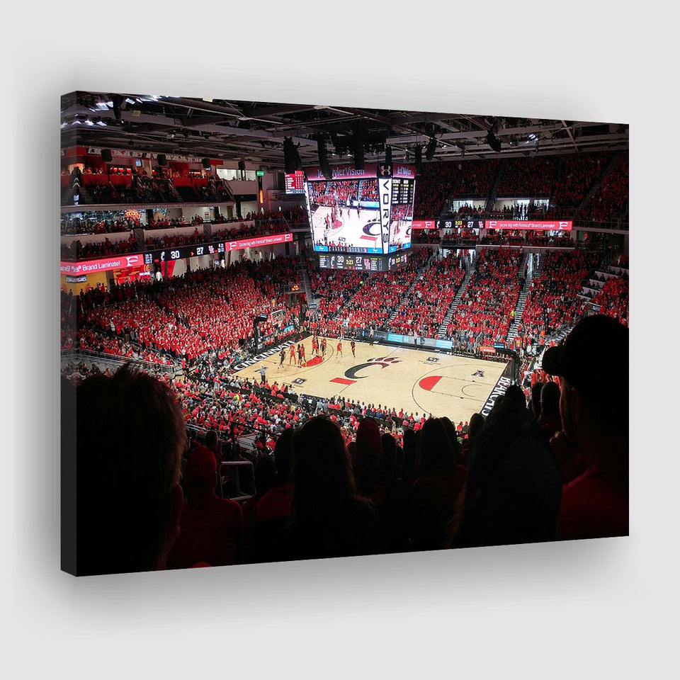Cincinnati Bearcats Stadium Canvas Prints Fifth Third Arena Wall Art,Sport Stadium Art Prints, Fan Gift, Wall Decor