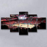 Cincinnati Bearcats Stadium Canvas Prints Fifth Third Arena Wall Art,Multi Panels,Sport Stadium Art Prints, Fan Gift