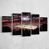Cincinnati Bearcats Stadium Canvas Prints Fifth Third Arena Wall Art,Multi Panels,Sport Stadium Art Prints, Fan Gift