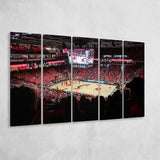 Cincinnati Bearcats Stadium Canvas Prints Fifth Third Arena Wall Art,Multi Panels B,Sport Stadium Art Prints, Fan Gift