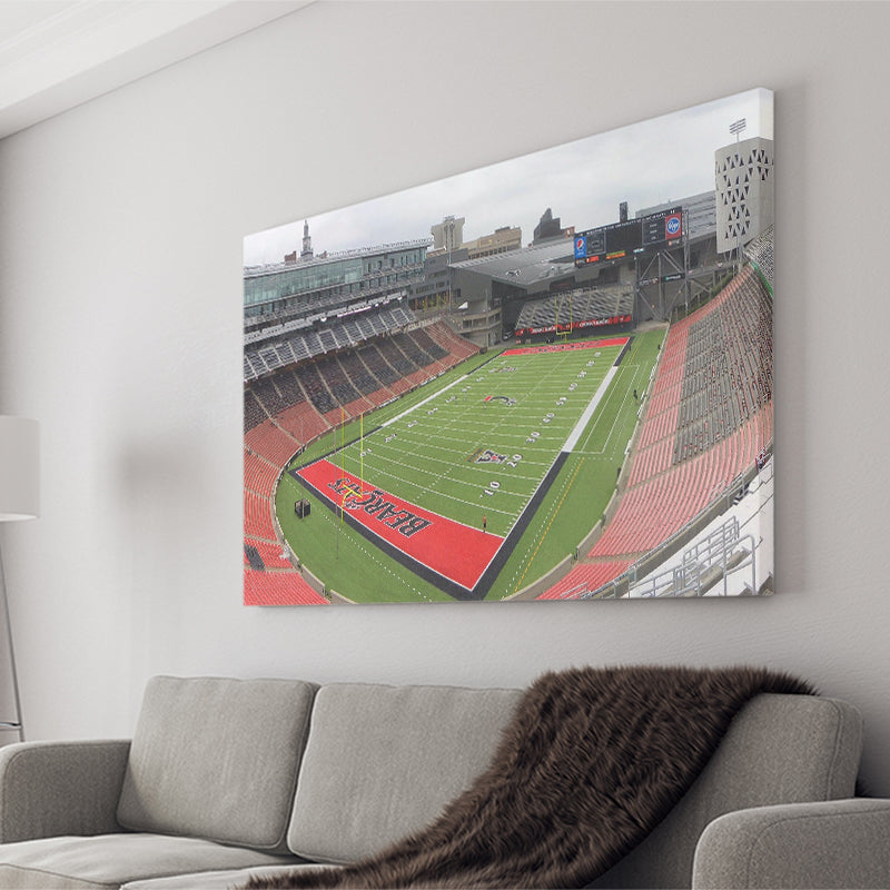 Cincinnati Bearcats Wall Art Nippert Stadium Canvas Prints American,Sport Stadium Art Prints, Fan Gift, Wall Decor